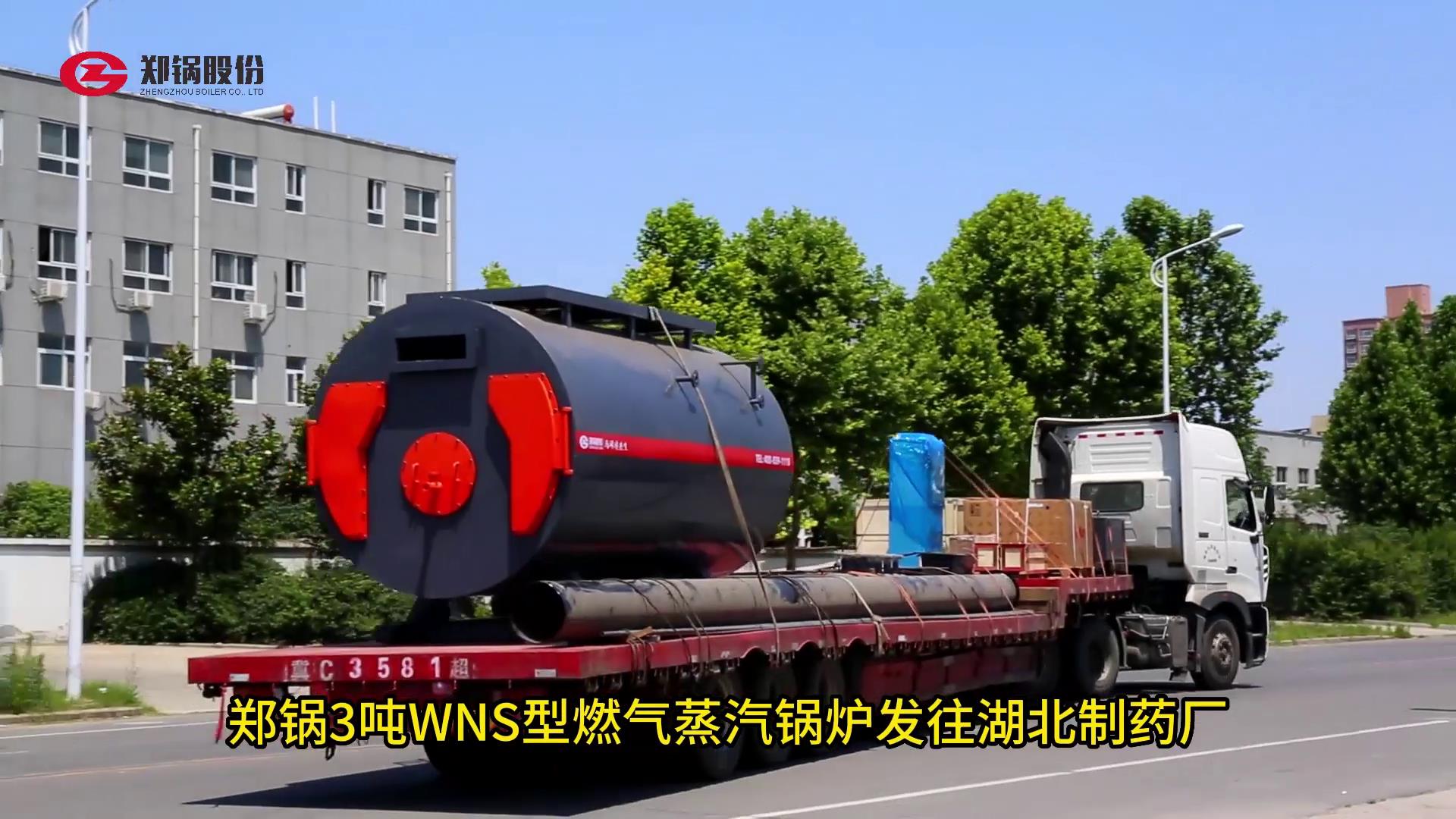 南宫NG283吨燃气锅炉发往湖北制药厂